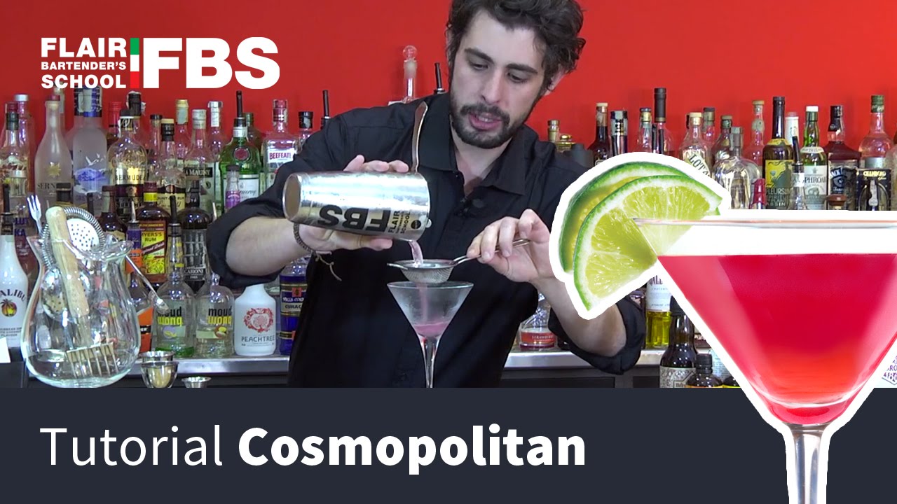 Cosmopolitan Cocktail Tutorial - Come prepapare un ottimo Cosmopolitan | Cocktail for you by FBS