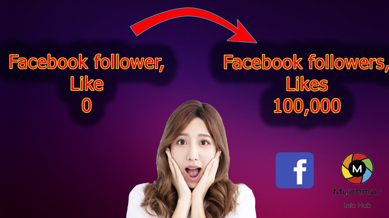Facebook Followers, Likes မြန်မြန်တိုးနည်း (How to increase facebook likes, followers)
