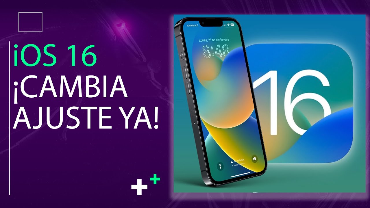 Si tienes iOS 16 Cambia estos Ajustes ¡¡HOY MISMO!! iOS 16-ajustes iOS 16-