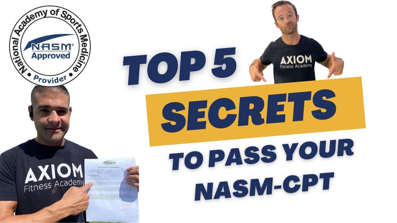 Secrets to Passing Your NASM CPT [FREE Study Guide Included]