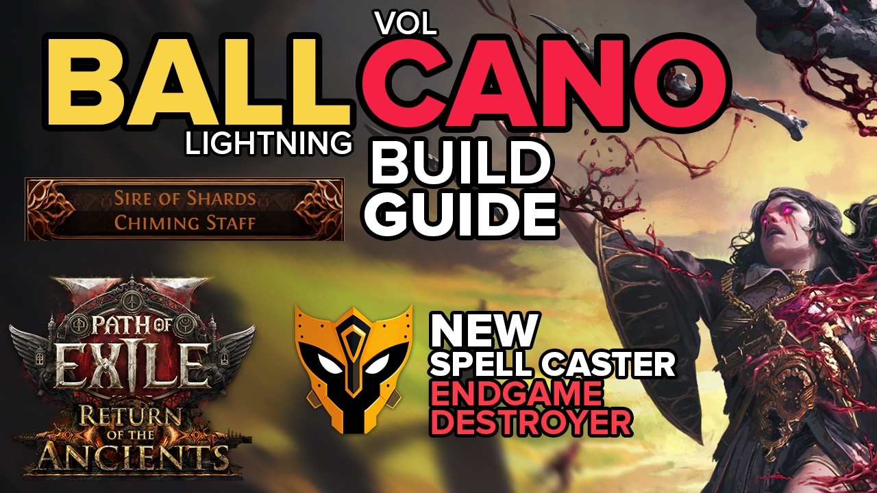BALLCANO Build Guide &mdash; A NEW Spellcaster Build &mdash; Bloodmage Ball Lightning & Volcano [PoE2 0.5]