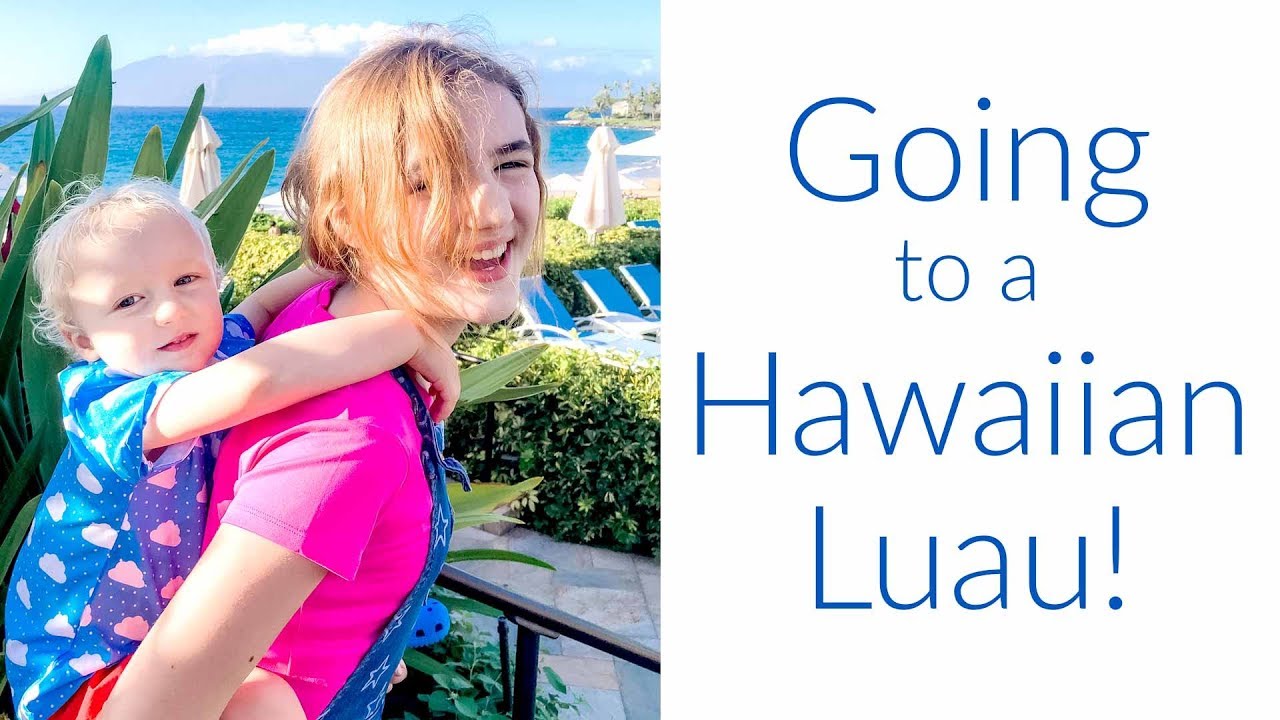Going to a Hawaiian Luau - Ballinger Family Goes to Hawaii Day 2