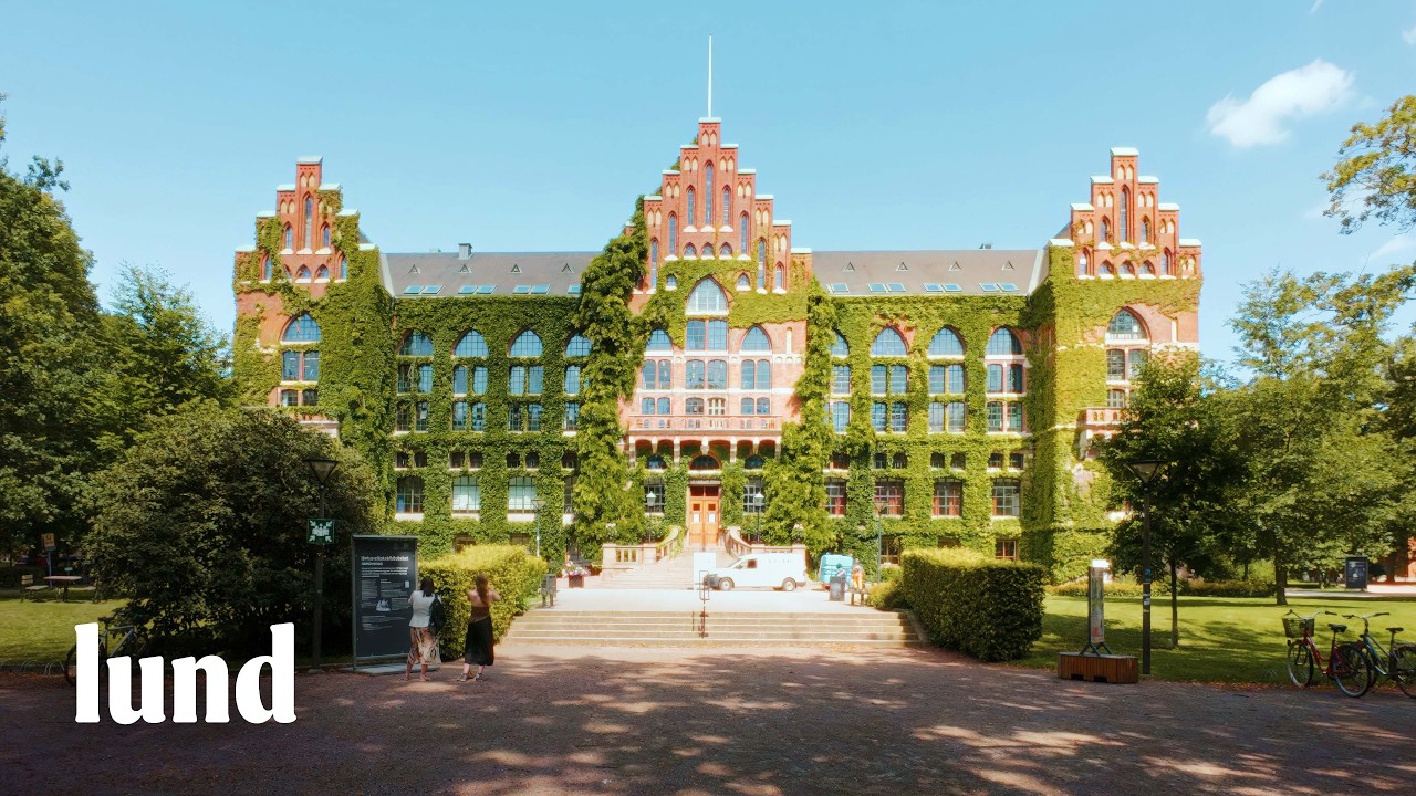 Lund, Sweden · Underrated Picturesque University Town · Complete 4K Tour with Captions