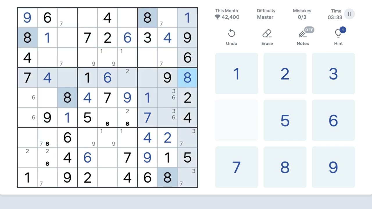 Watch Me Solve This Tricky Sudoku (Pure Logic, No Guessing)Can You Keep up?