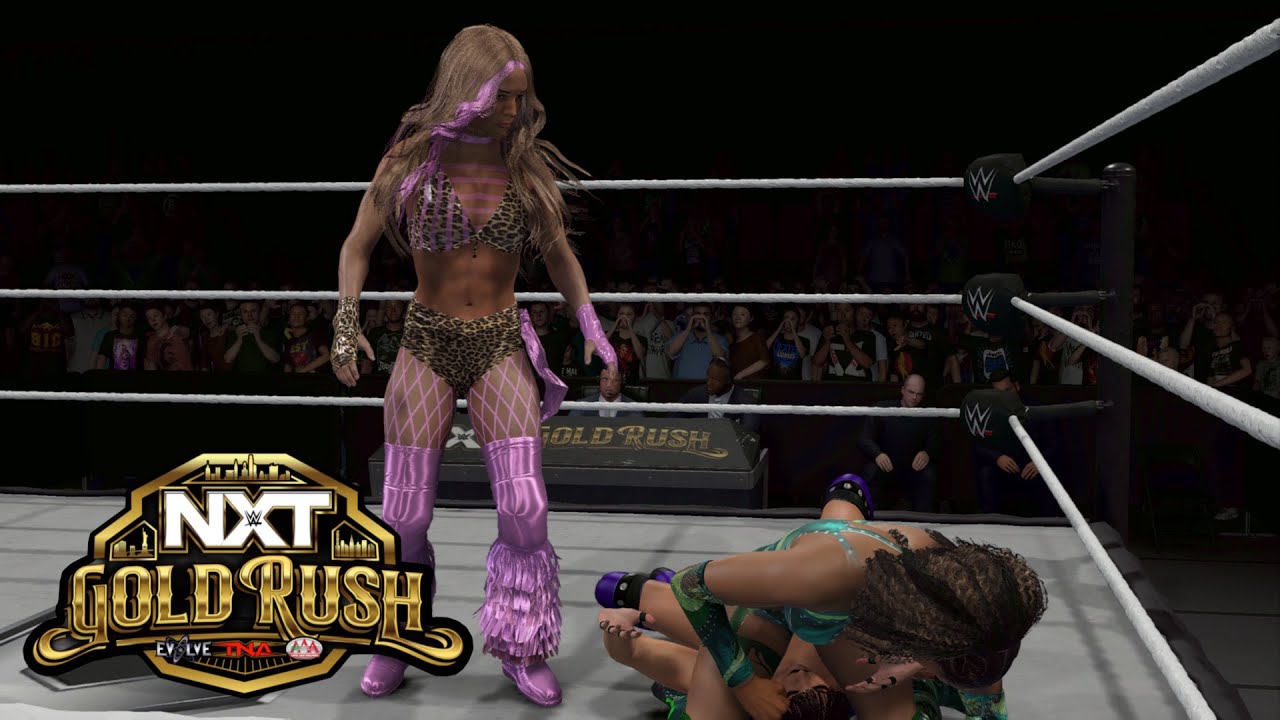 WWE2K25 NXT GOLD RUSH WEEK ONE - KELANI JORDAN VS TIFFANY JAMES VS TATUM PAXLEY