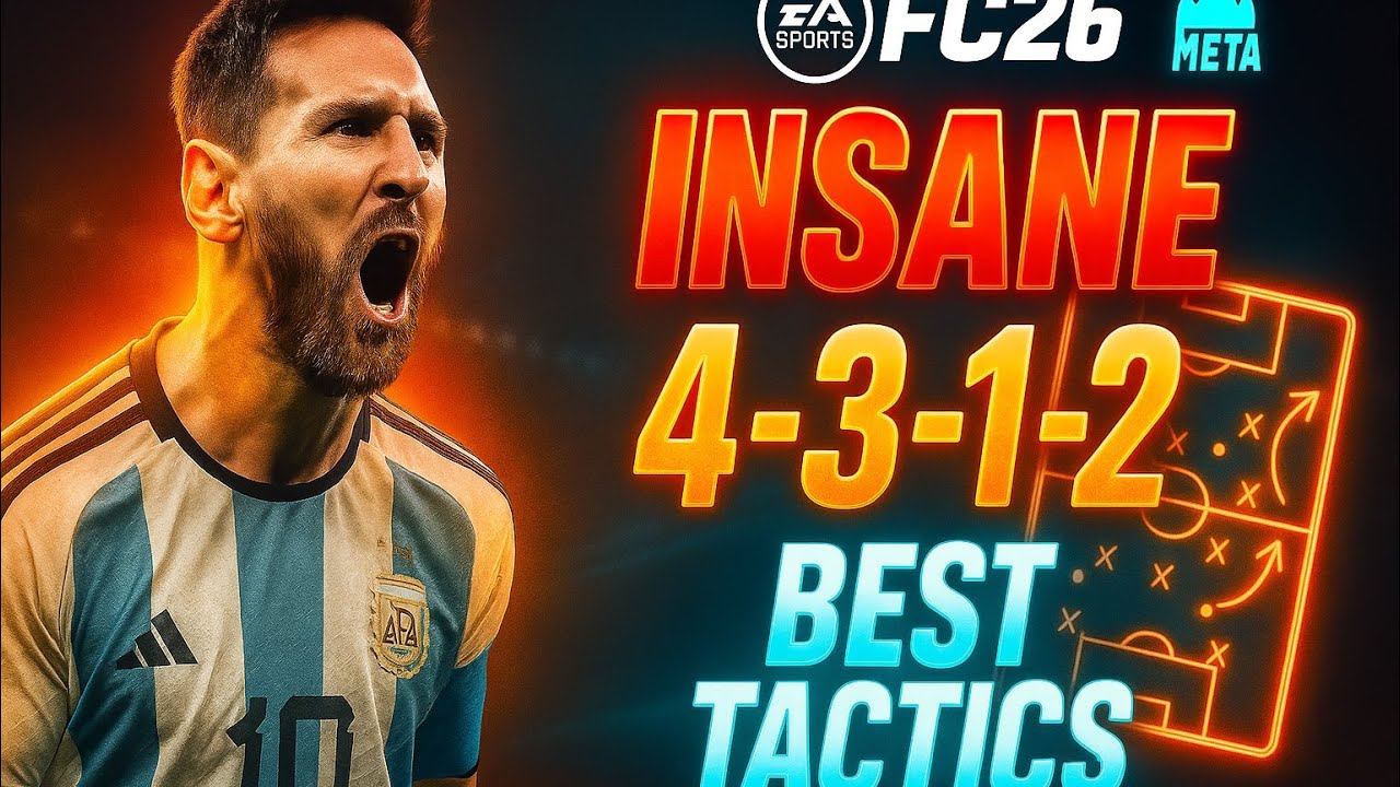 🚨 INSANE 4-3-1-2 META TACTICS in FC26 | BROKEN Setup To Win More Games 🔥
