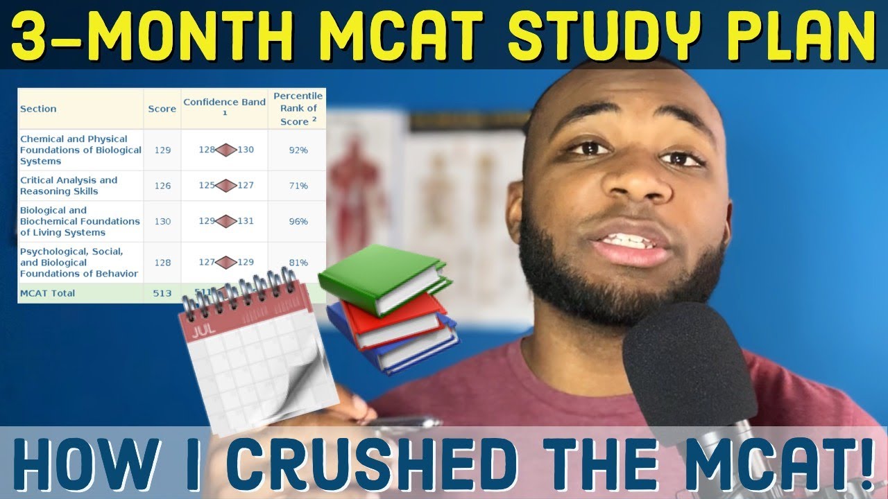 How to Study for the MCAT in 3-MONTHS (+SHARING MY DETAILED MCAT STUDY SCHEDULE)