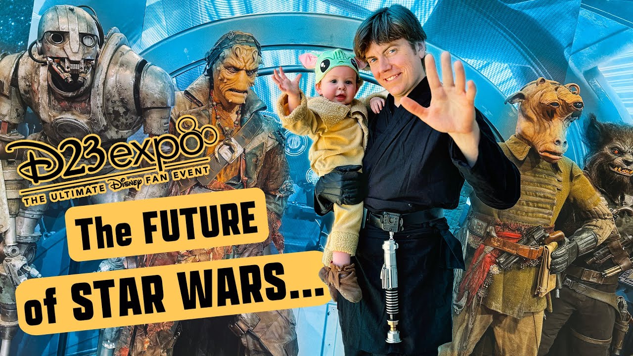 Experiencing The Future of STAR WARS at D23 + New Legacy Lightsabers & Disney Merch!