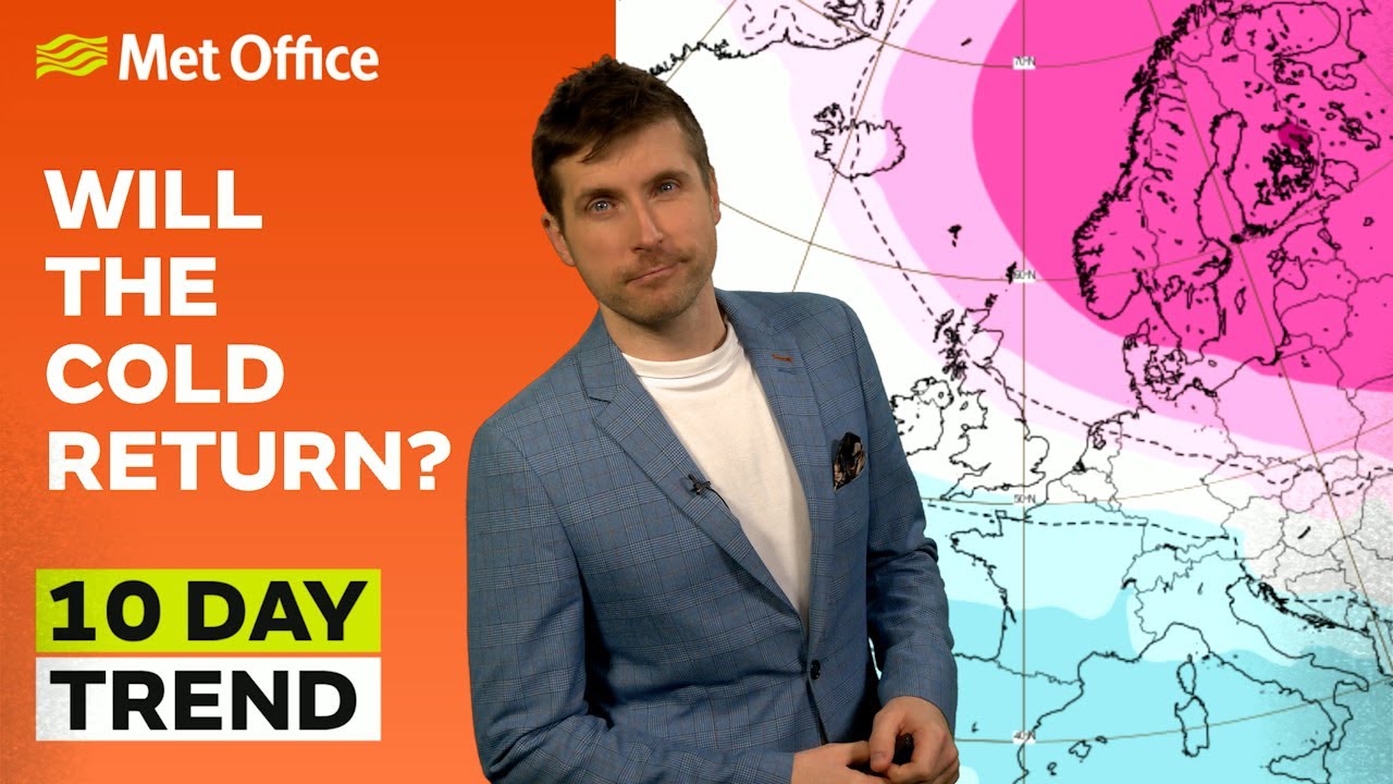 10 Day Trend 14/01/2026 – Slack flow developing– Met Office weather forecast UK