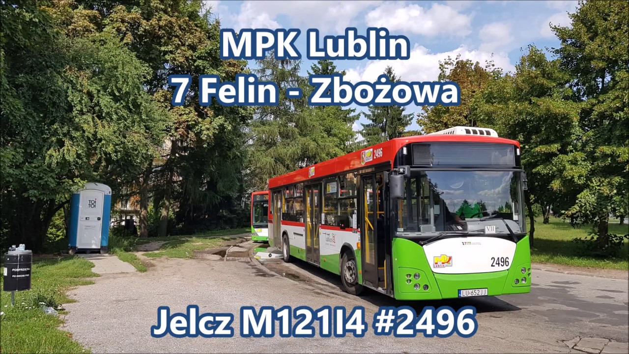 MPK Lublin - linia 7, Jelcz M121I4 #2496
