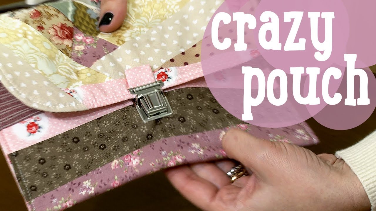 Crazy Pouch com Fecho de Pasta - Costura Comigo