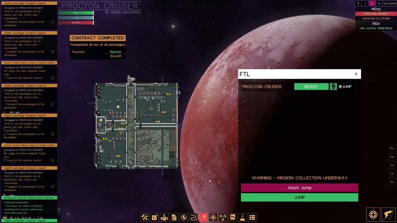 The Last Starship EP13 - Contract Grinding to $33.7M, Storm Mining, and Sector Resource Runs