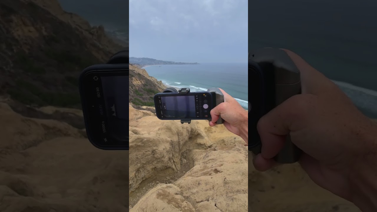 The setup vs. the shots - Wide Lens edition. 🌴 #shotoniphone #travelphotos