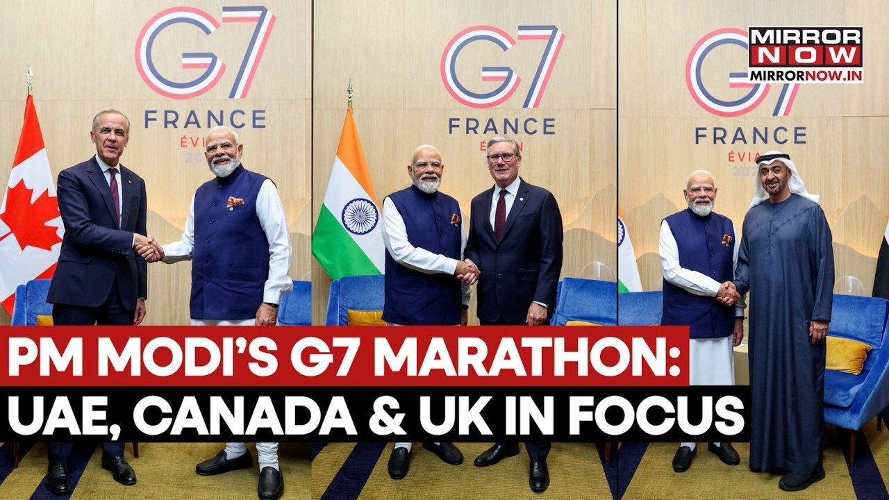 PM Modi Holds Key Talks With Canada, UK And UAE Leaders On G7 Sidelines In France
