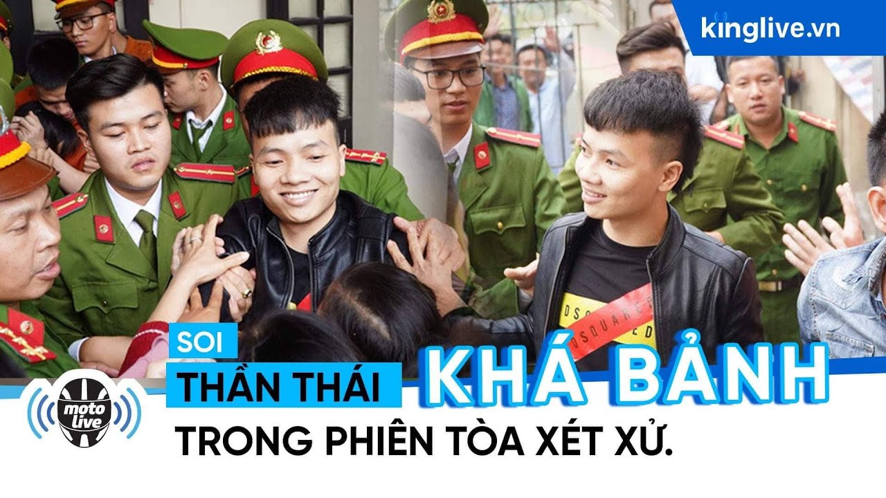 💥Cận cảnh thần thái của Khá Bảnh tại phiên tòa xét xử 