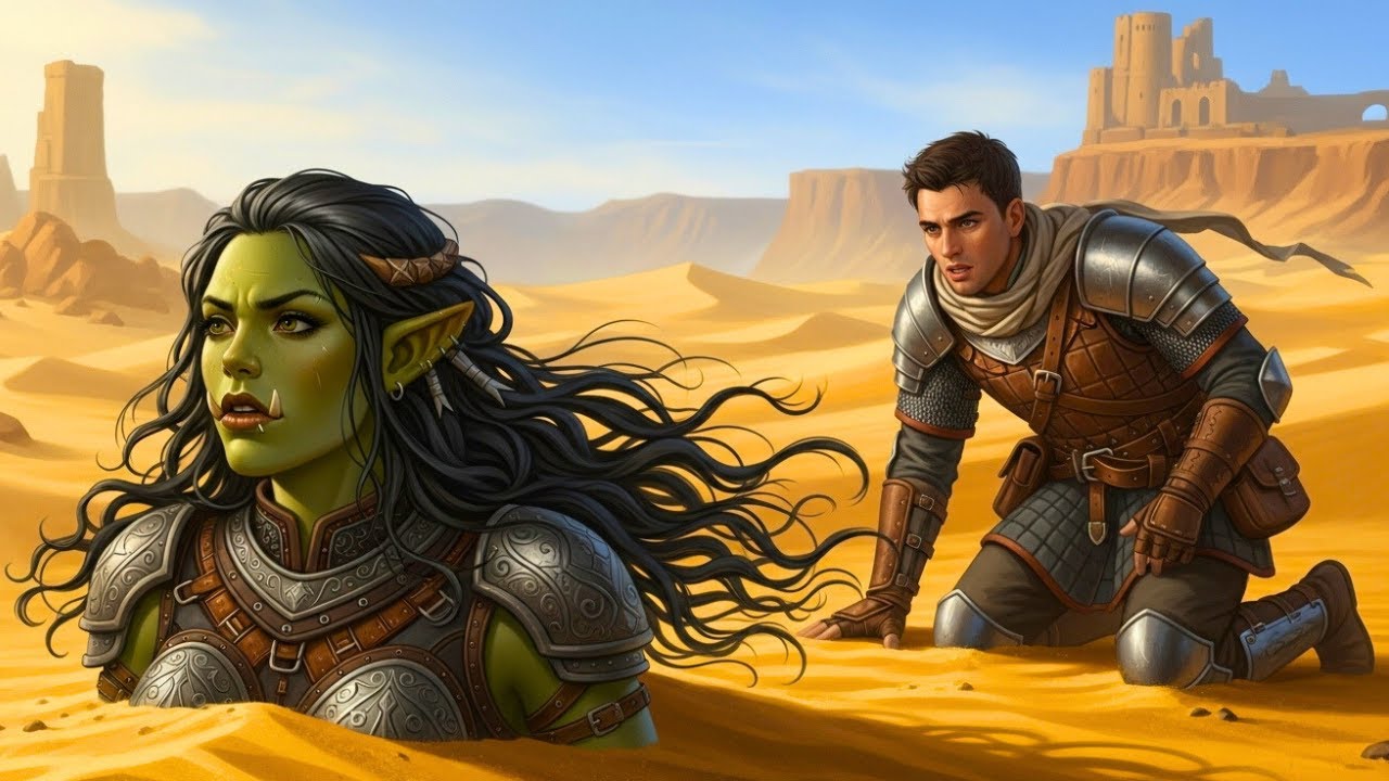Orc Woman Is Buried Up to Her Neck in the Sand — Until She Hears a Human’s Whisper