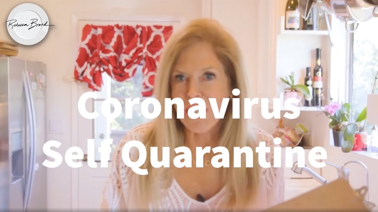Coronavirus - Covid 19 Self Quarantine Directions