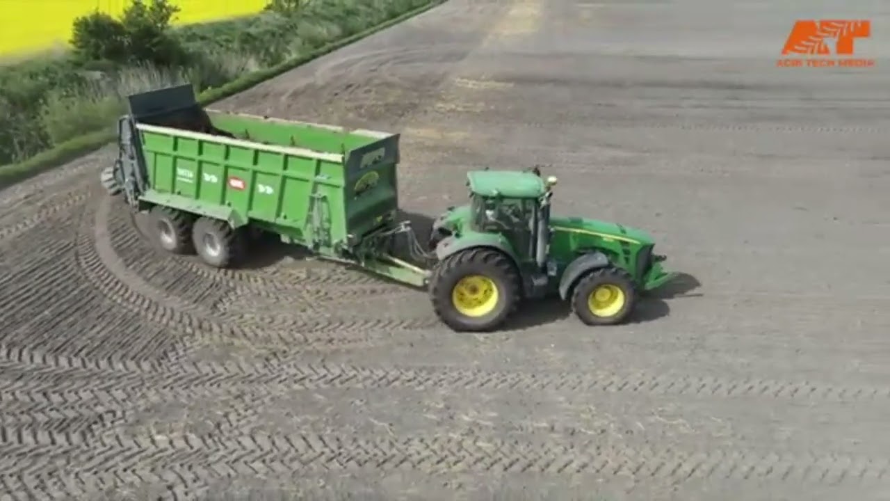 Uddrag fra Agritech Media - Hawe staldgødningsspreder på Lykkesholm