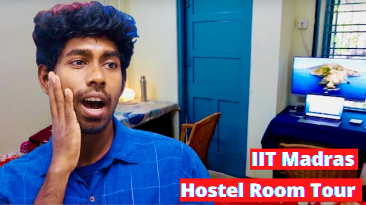 Inside the hostels of IIT Madras : Room Tour , Hostel Facilities, Internet Speed