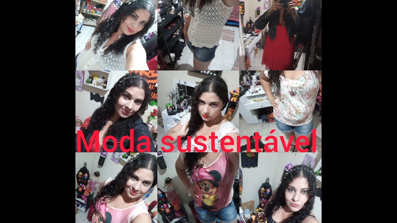 Looks com roupas de brechó