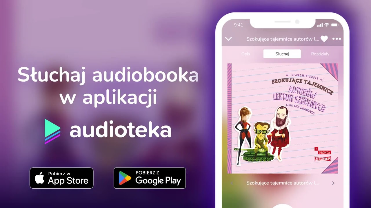 Szokujące tajemnice autorów lektur szkolnych - audiobook |  Sławomir Koper (czyta Roch Siemianowski)