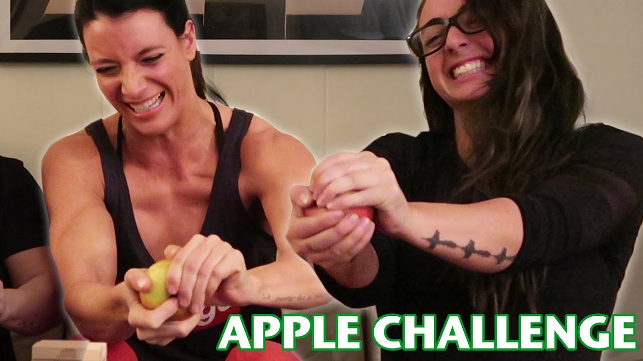 Can We Split An Apple With Our Bare Hands? (CHALLENGE)