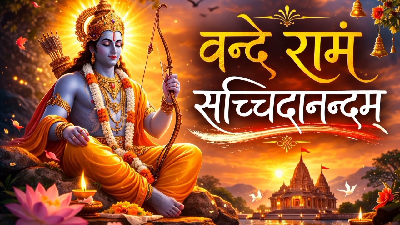 वंदे रामं सच्चिदानंदम - राम भजन #ram #bhajan #bhajansong 