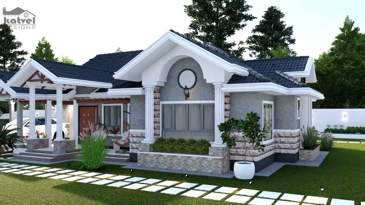Lovely 3 Bedroom House Design | House plan | With Floor Plan