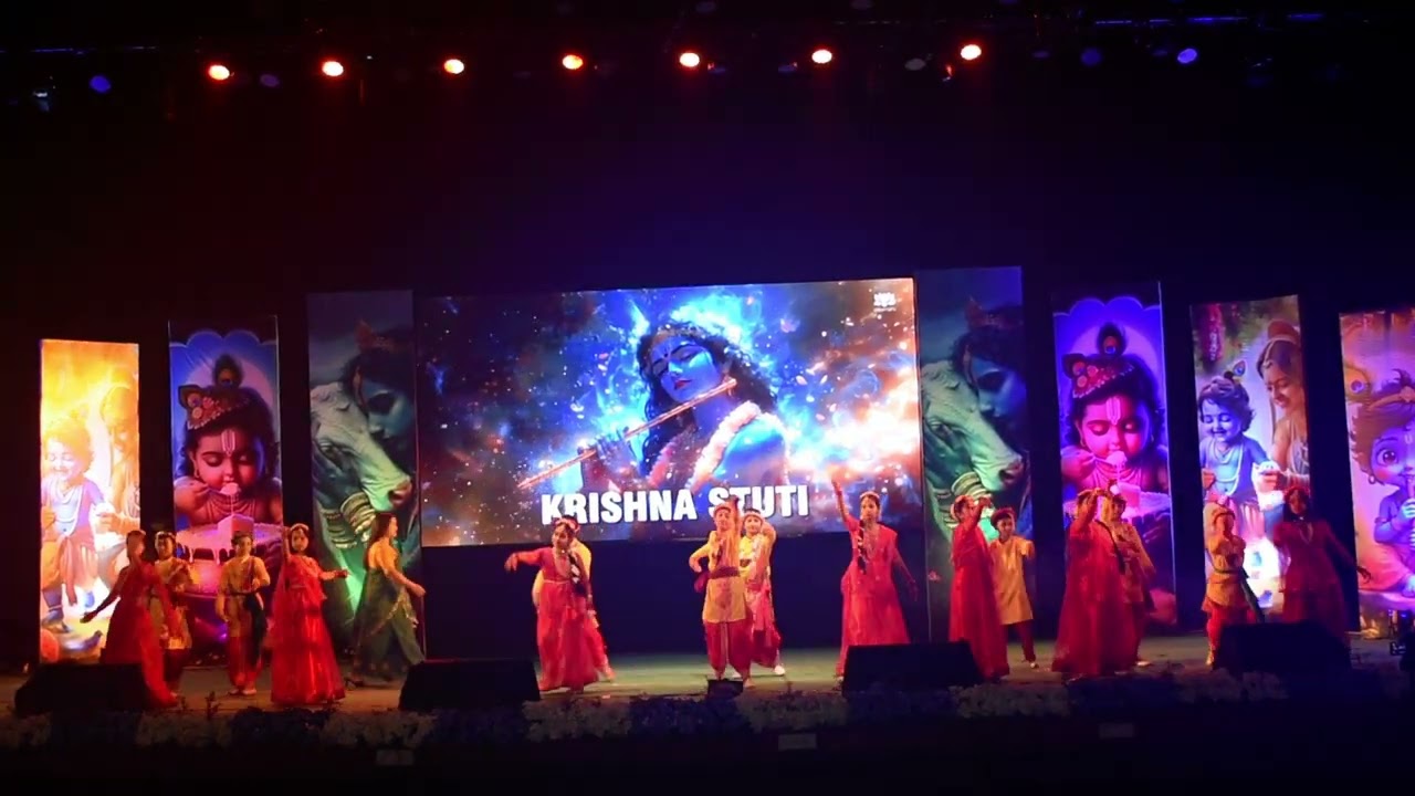 Nephew's dance Krishna stuti