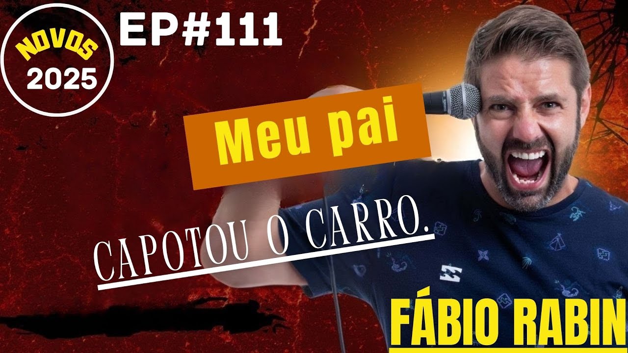 Fábio Rabin | Meu pai CAPOTOU o carro...   Pablo Marçal na política | Comédia Stand Up