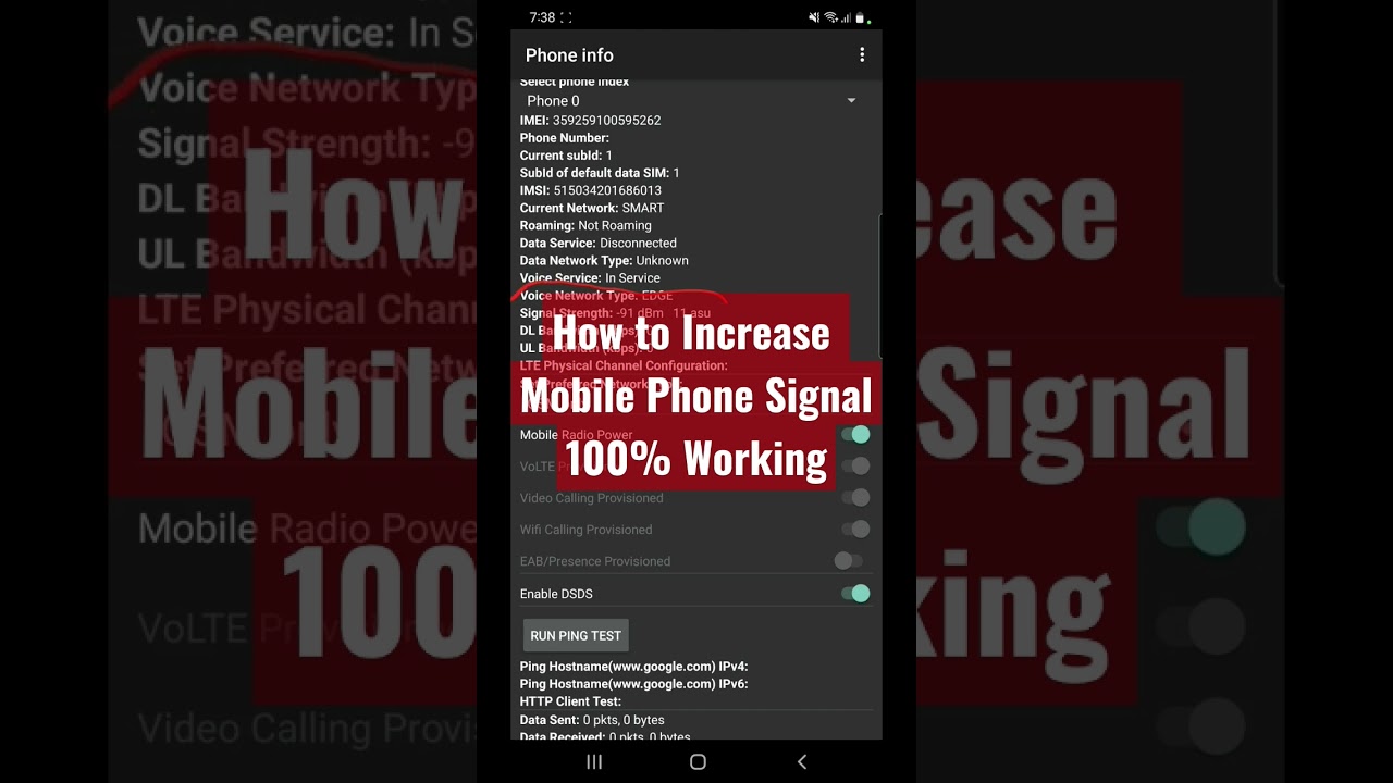 How To Increase Mobile Phone Signal 100% Working