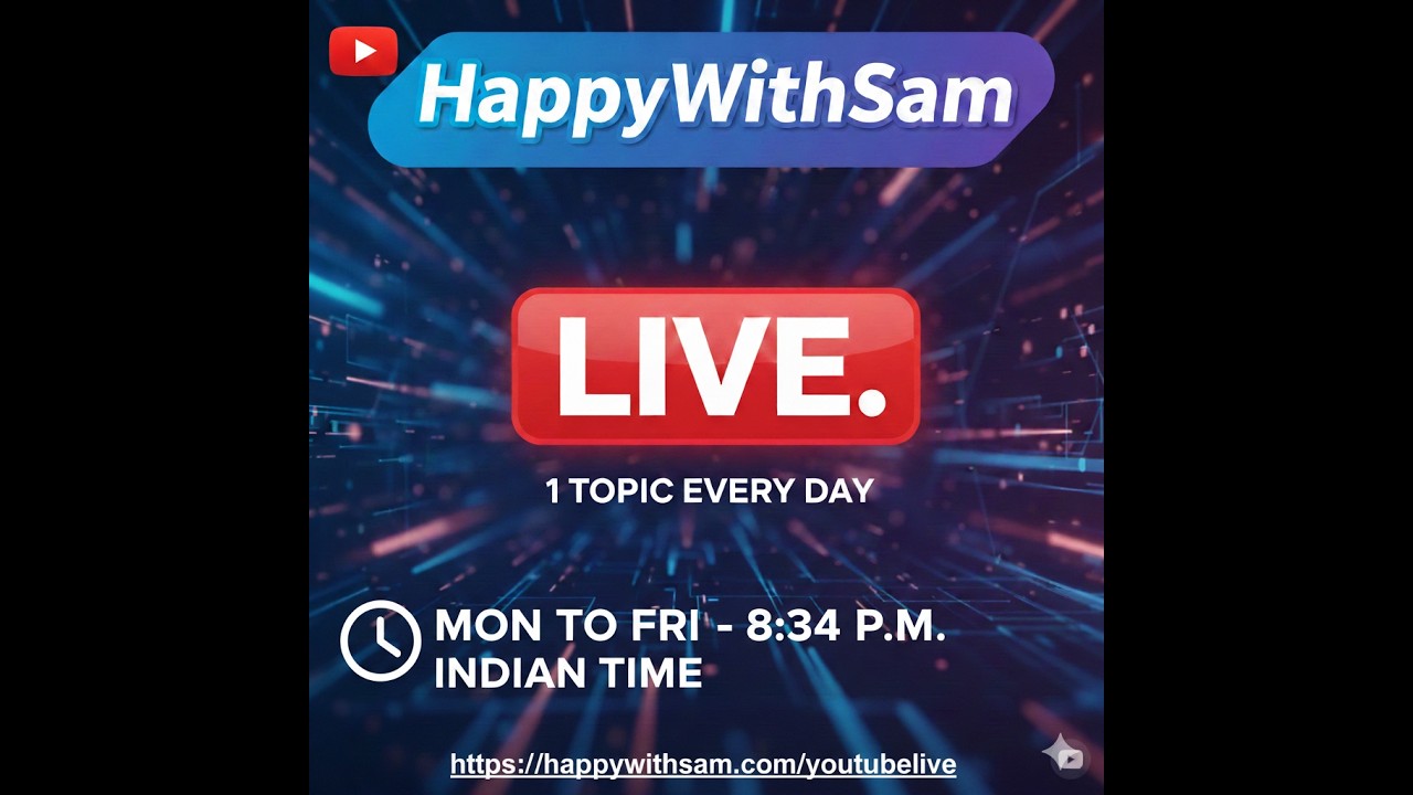 Happy With Sam - Live - Ep1 - Emotional Regulation