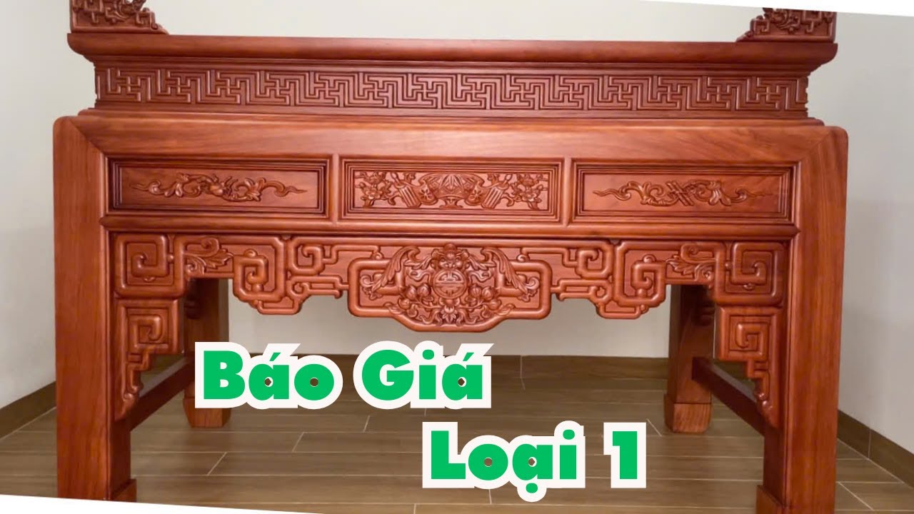 Đồ Gỗ Gia Vũ tiết lộ GIÁ BÀN THỜ GIA TIÊN tốt nhất hiện nay