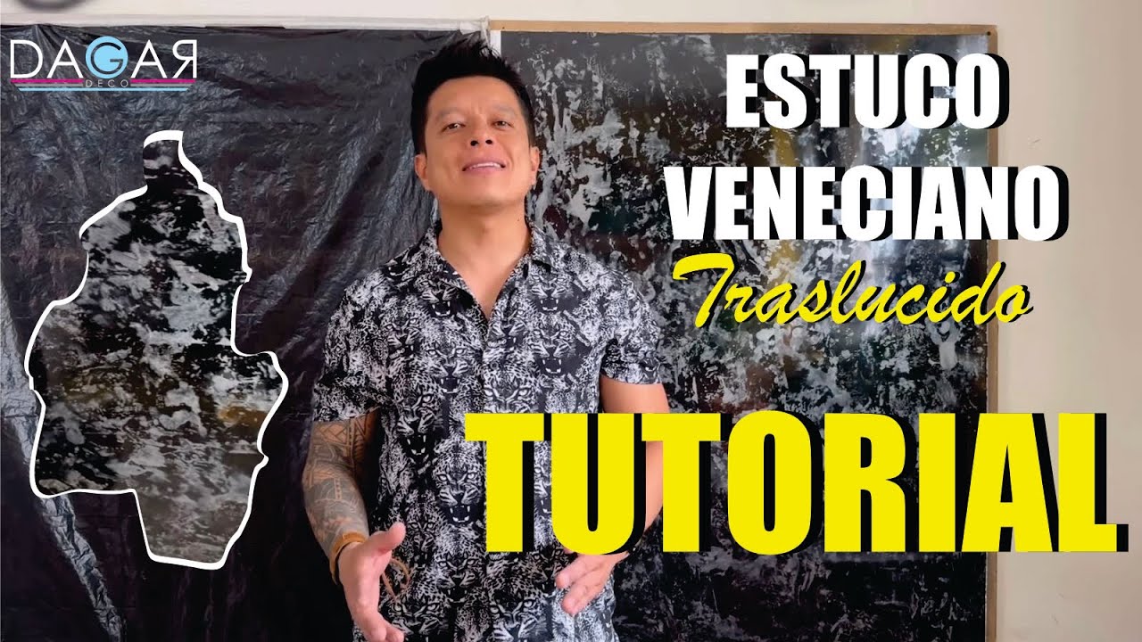 TUTORIAL ESTUCO VENECIANO Negro traslúcido.