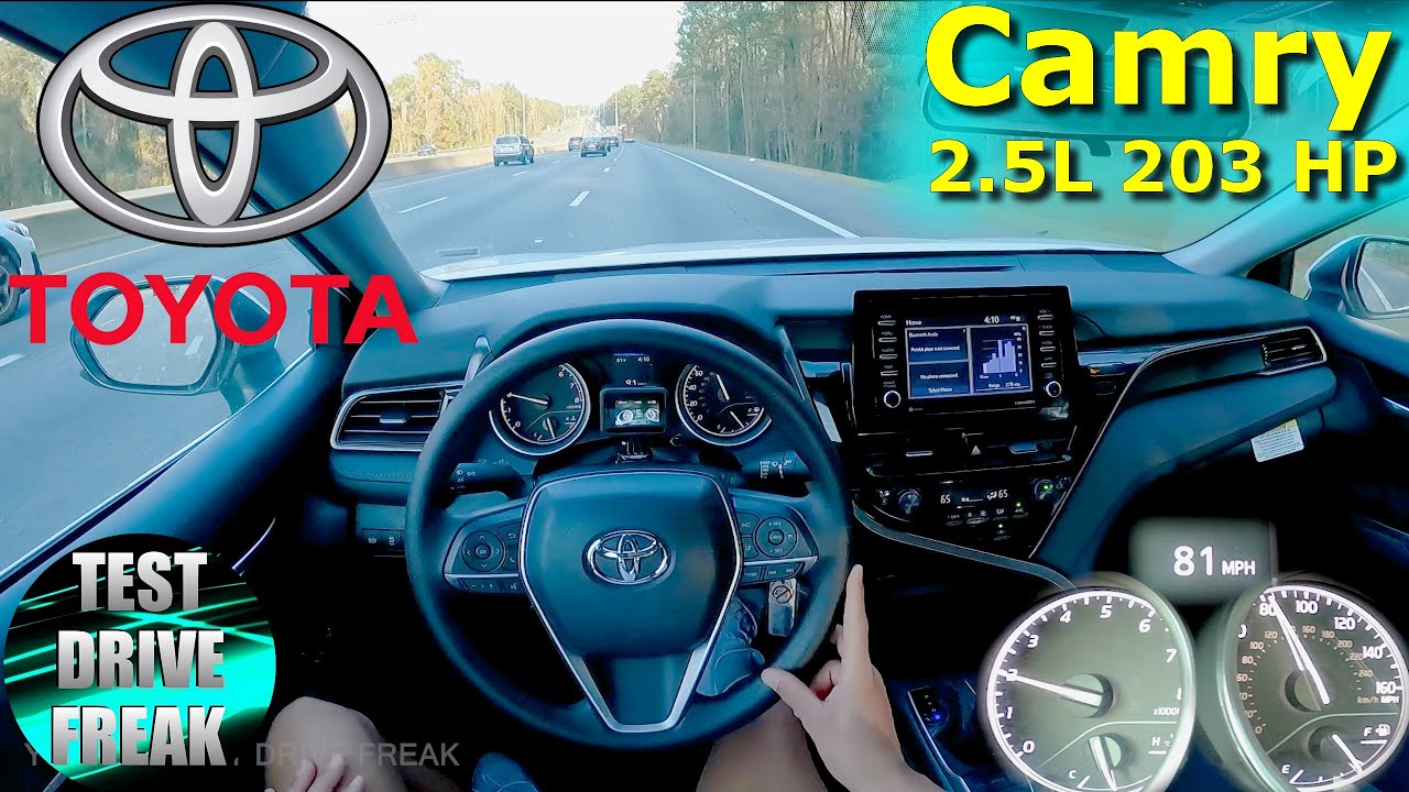 2022 Toyota Camry LE 2.5L FWD 203 HP HIGWAY DRIVE POV FLORIDA USA