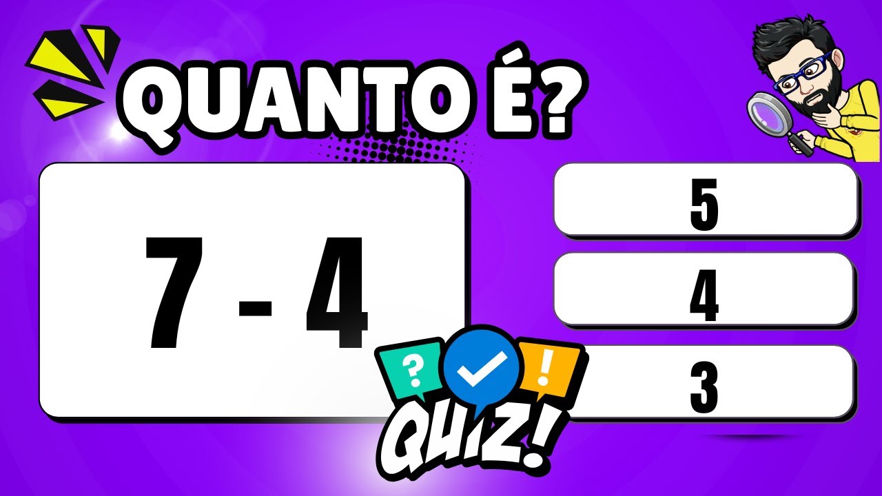 Quiz da Subtra&ccedil;&atilde;o com Opera&ccedil;&otilde;es B&aacute;sicas [Voc&ecirc; est&aacute; preparado para esse desafio?]