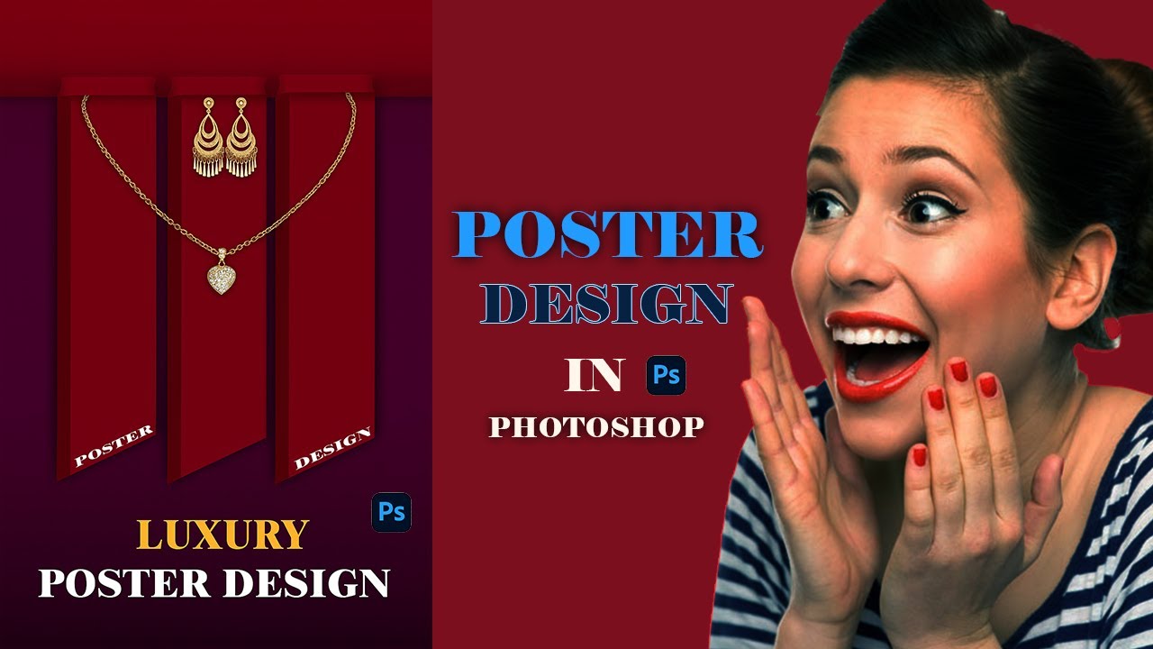 Juyelarry Poster Design | Creative Photoshop Poster Tutorial | Modern Graphic Design Inspiration