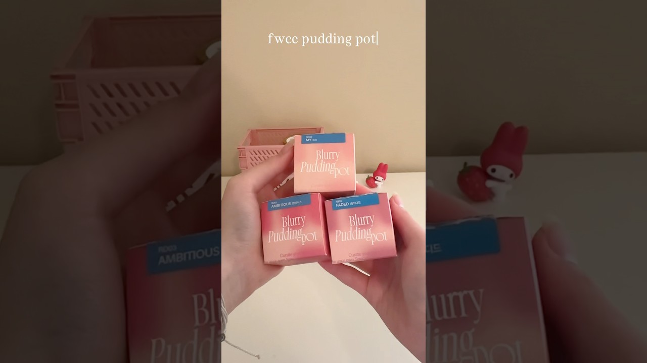 Fwee blurry pudding pot unboxing 🩷 #fwee #blurrypot #puddingpot #unboxing #trend