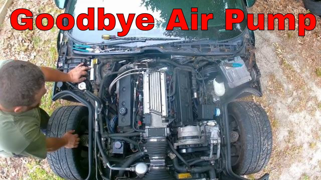 C4 Corvette LT1 Air Pump And Secondary Air Lines Removal