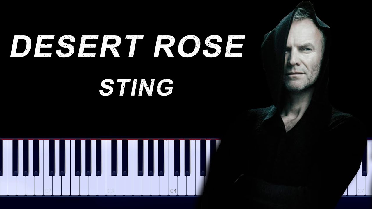 Sting - Desert Rose Piano Tutorial