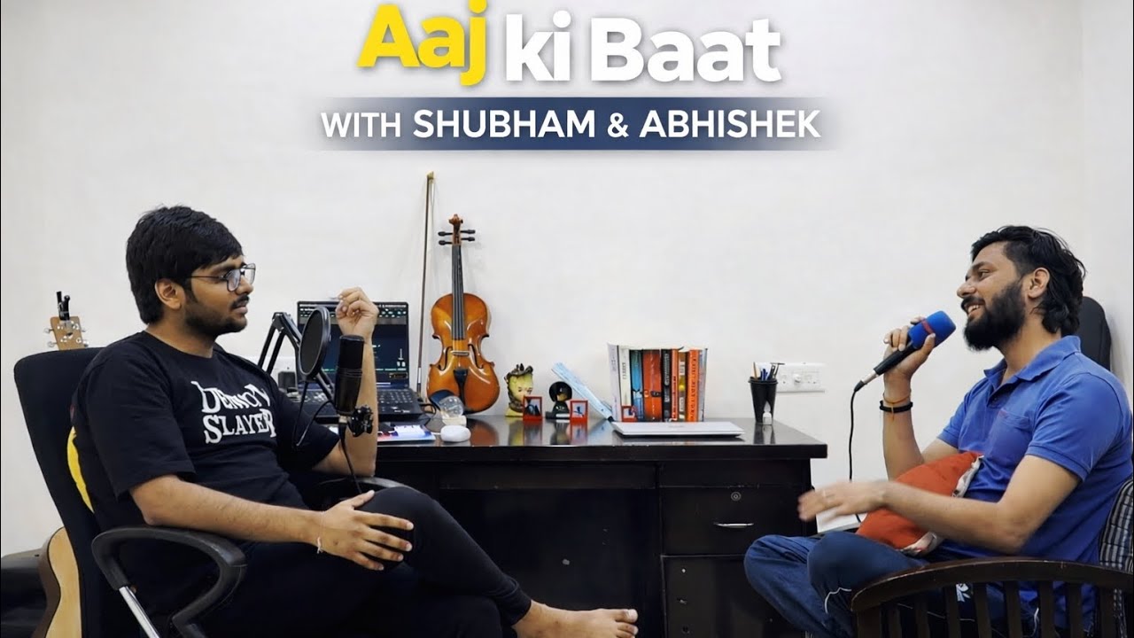 Life in Bihar, Corporate Career & Vlogging | Aaj ki Baat with Shubham and Abhishek