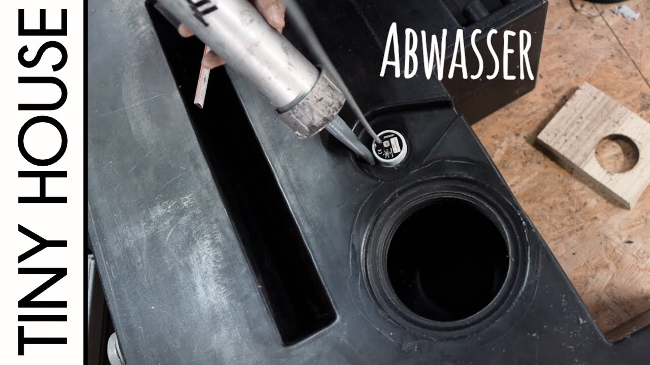 Installation Abwasser im Tiny House mit Tank