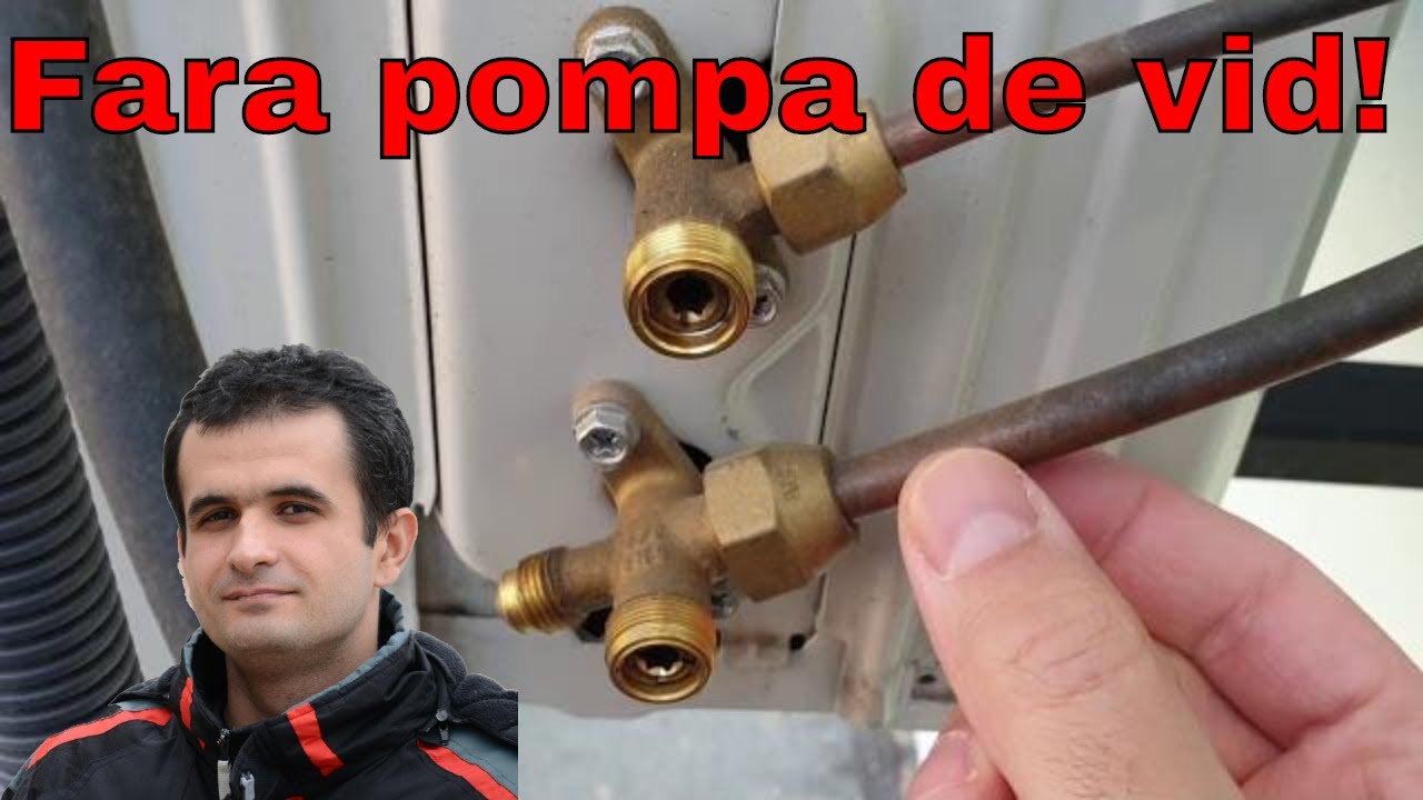 Instalare aer conditionat fara pompa de vid