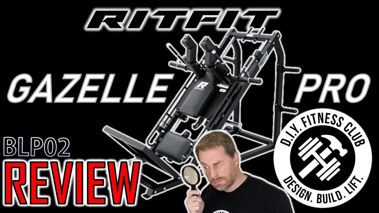 RITFIT Gazelle Pro (BLP02): 3-in-1 Leg Press, Hack Squat, Calf Raise Review