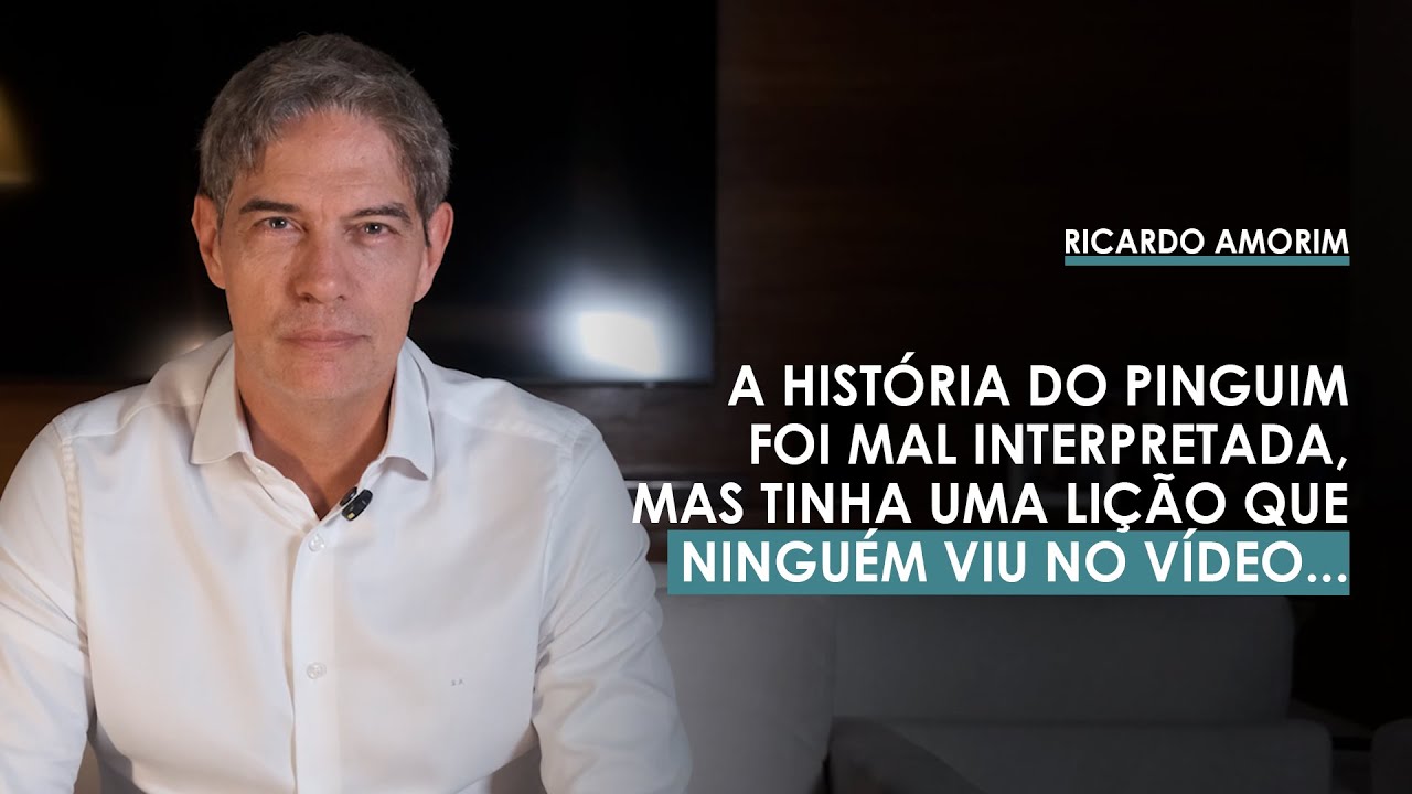 A história do pinguim foi mal interpretada, mas tinha uma lição que ninguém viu no vídeo...