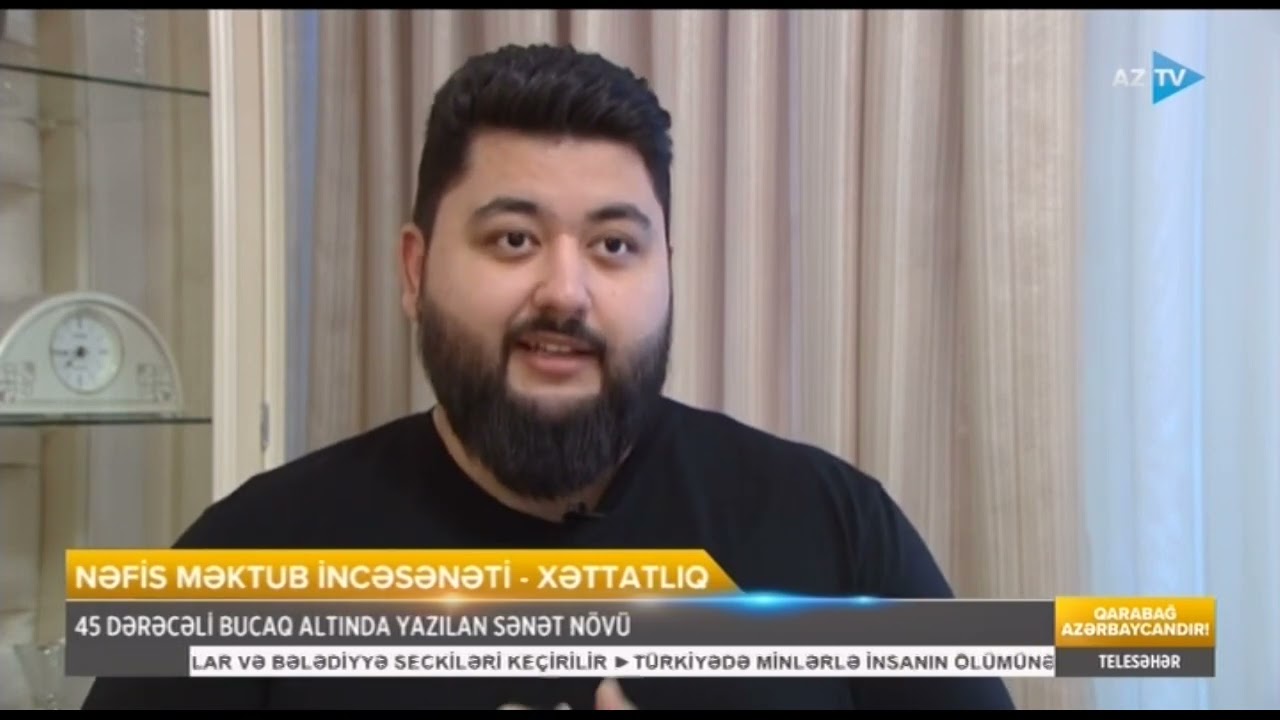 Xəttatlıq sənətinin sirləri...