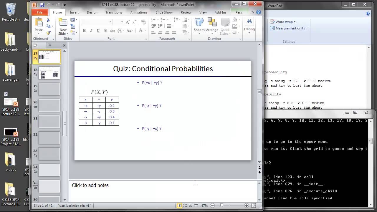 Lecture 12: Probability