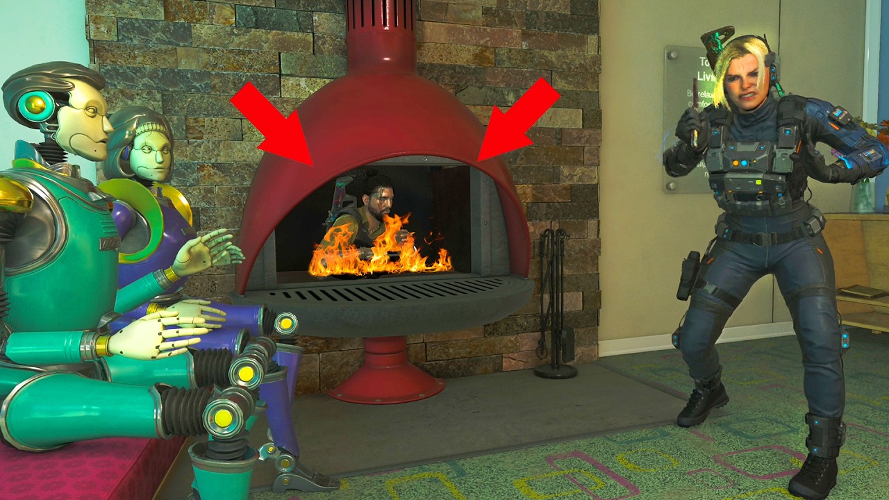 HE WAS HIDING INSIDE OF THE FIREPLACE ON NUKETOWN?!?!🔥