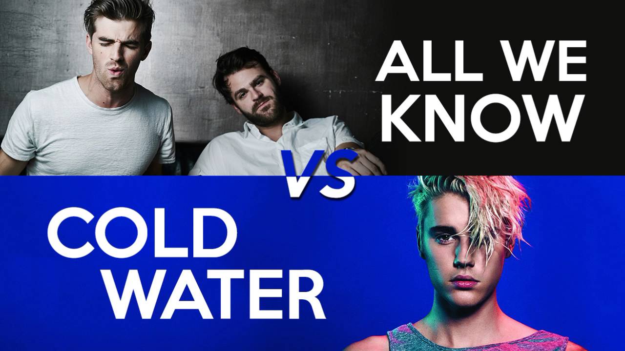 MASHUP - All We Know vs Cold Water (Chainsmokers, Justin Bieber, Major Lazer, MØ, Phoebe Ryan)