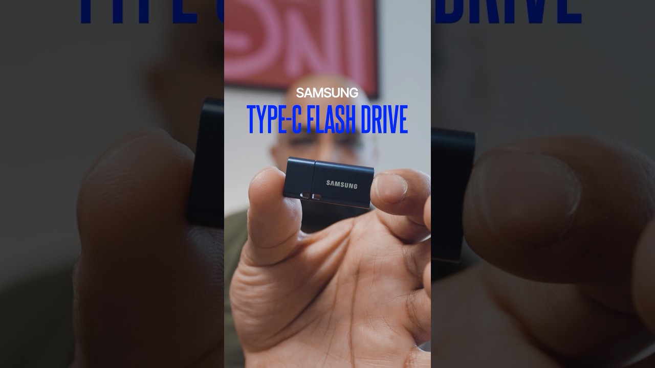 Smallest USB-C Storage Drive #samsung #ssd #typec #tech